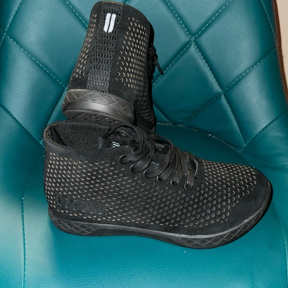 NoBull Black Mid Suede Trainer - Picture 2 of 5